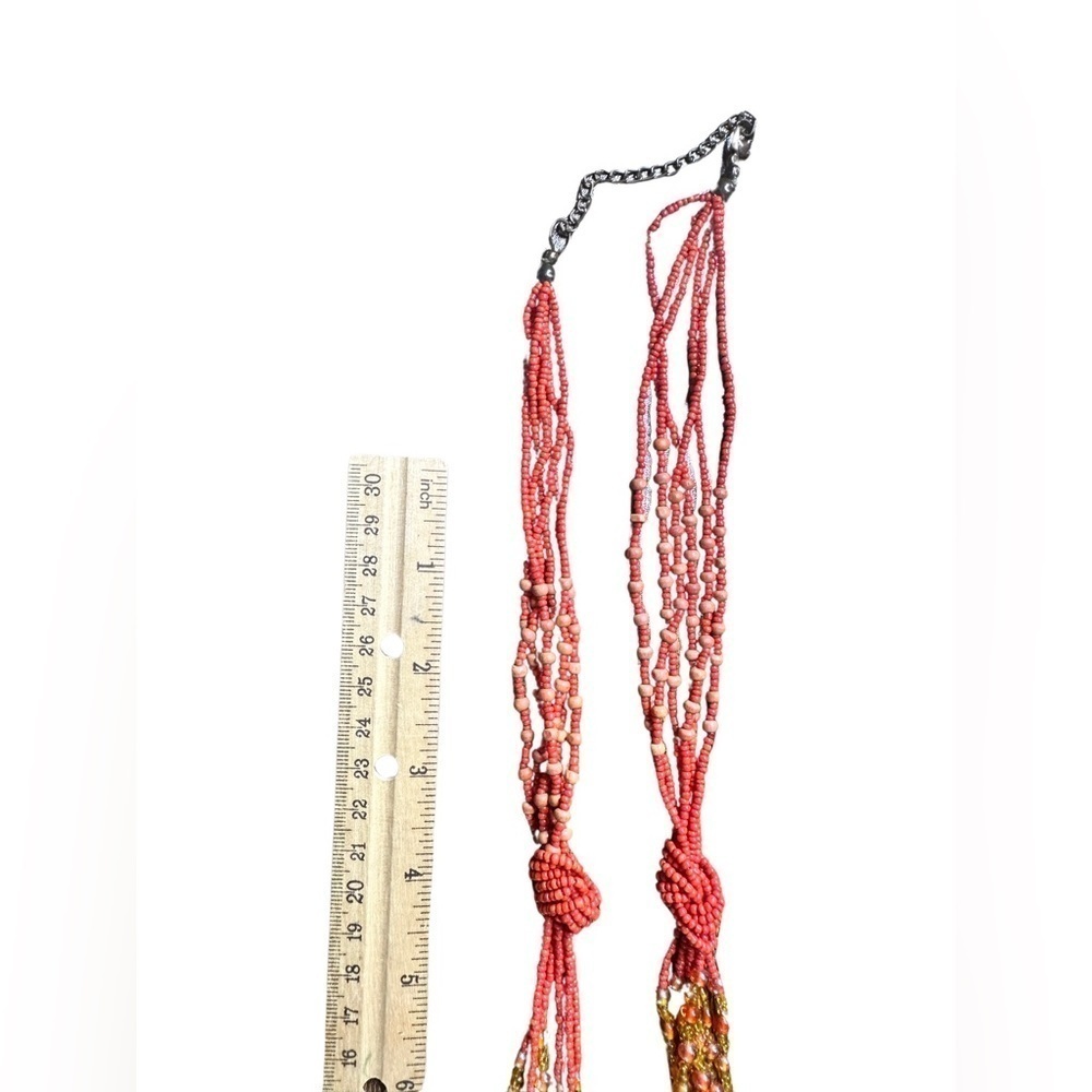 17 Inch Bead Necklace (Like New - Great Condition) ❤️💛🧡 - Picture 6 of 9